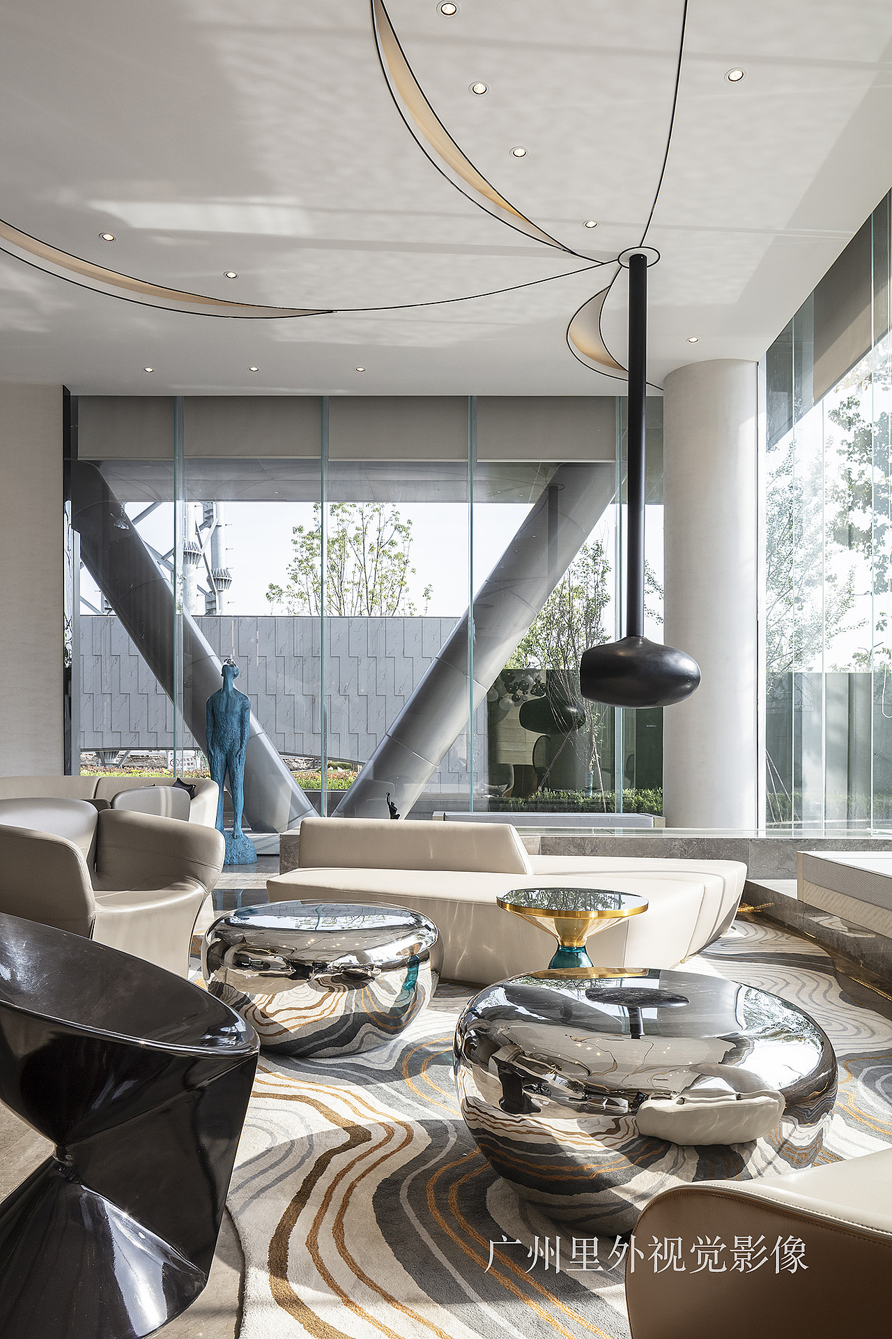 宁波:保亿湖风雅苑售楼部(帝凯设计)-室内空间摄影