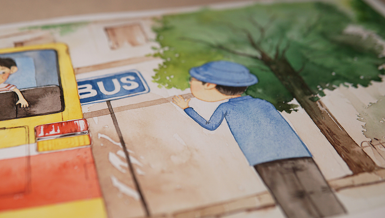 《你好，哥哥》同名绘本创作（图ZMjE5ODY5Mjg4） - 绘本 - 站酷设计师程小新原创素材 - 站酷ZCOOL