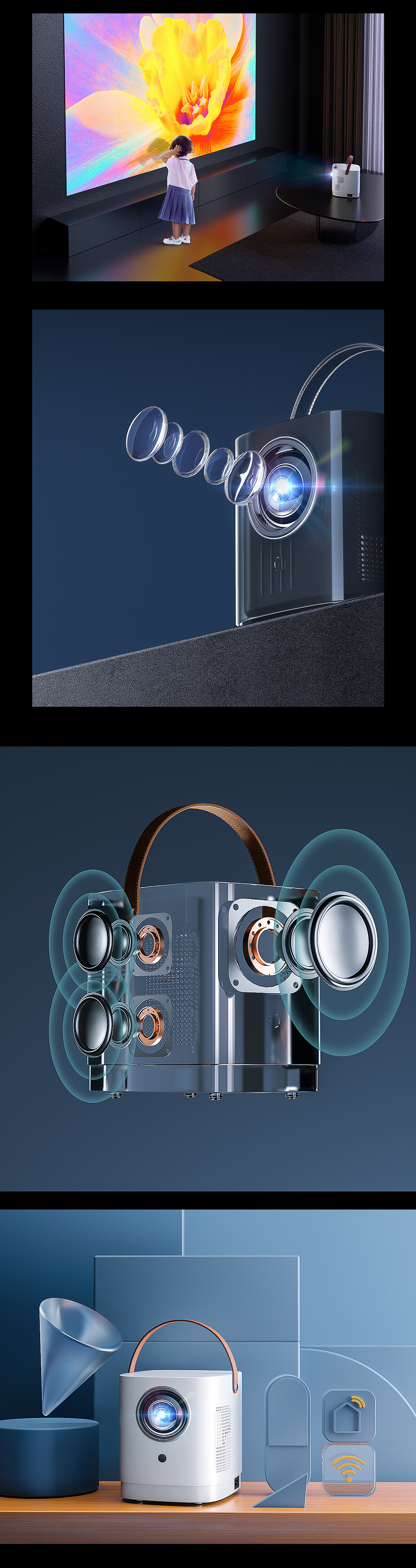 手提移动办公投影仪详情页（图ZMzI2NjQ5NDM2） - 产品 - 站酷设计师雪山19原创素材 - 站酷ZCOOL