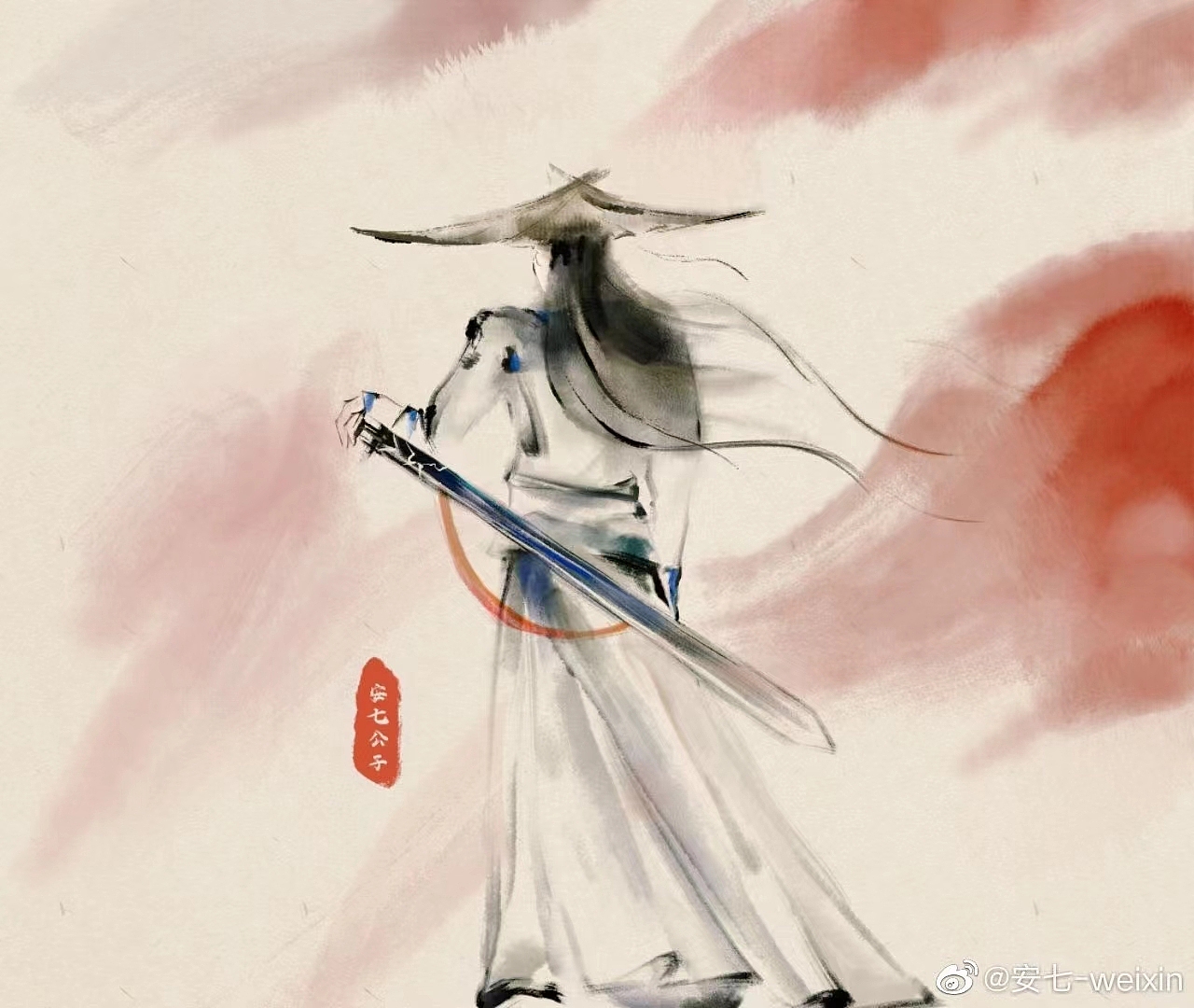 古风插画作品（图ZMzQyNDYyNzYw） - 艺术插画 - 站酷设计师安七公子原创素材 - 站酷ZCOOL