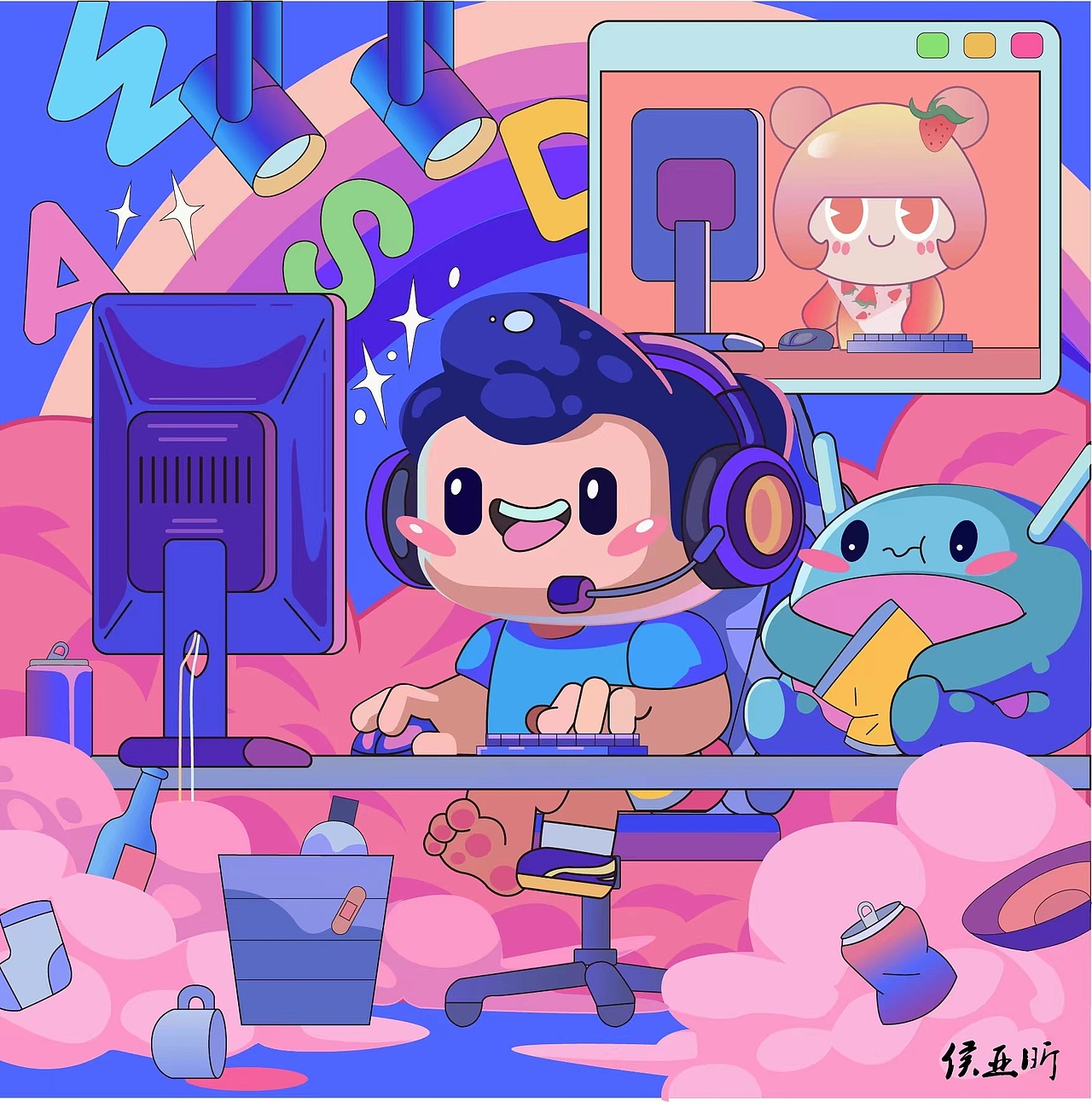 IP海报临摹练习和素材改编（图ZMzA1MDg3ODky） - 商业插画 - 站酷设计师橙酒Ufi原创素材 - 站酷ZCOOL