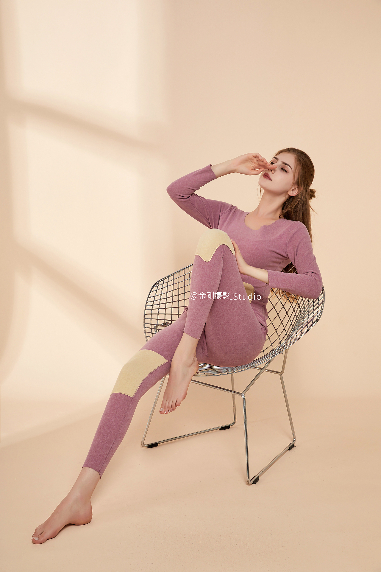 外模保暖衣拍摄