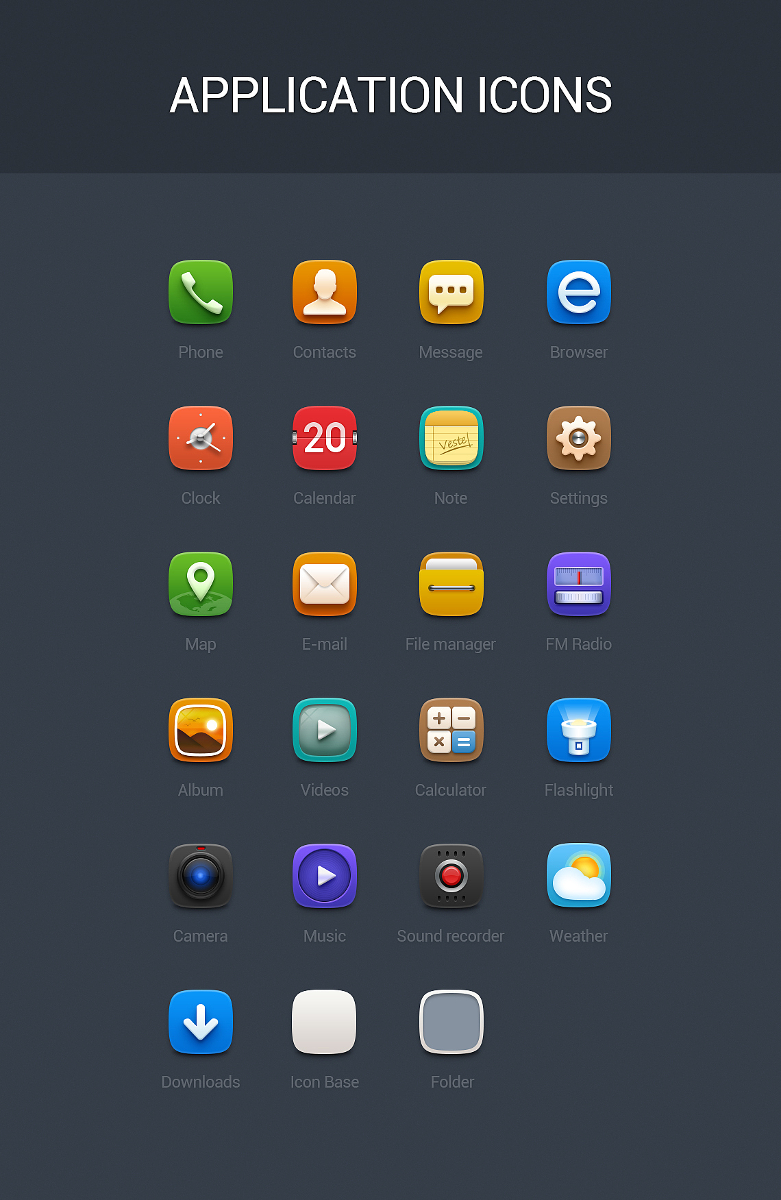 Vestel手机内设应用icon（图ZMTg4NDc3NTY=） - 图标 - 站酷设计师木东原创素材 - 站酷ZCOOL