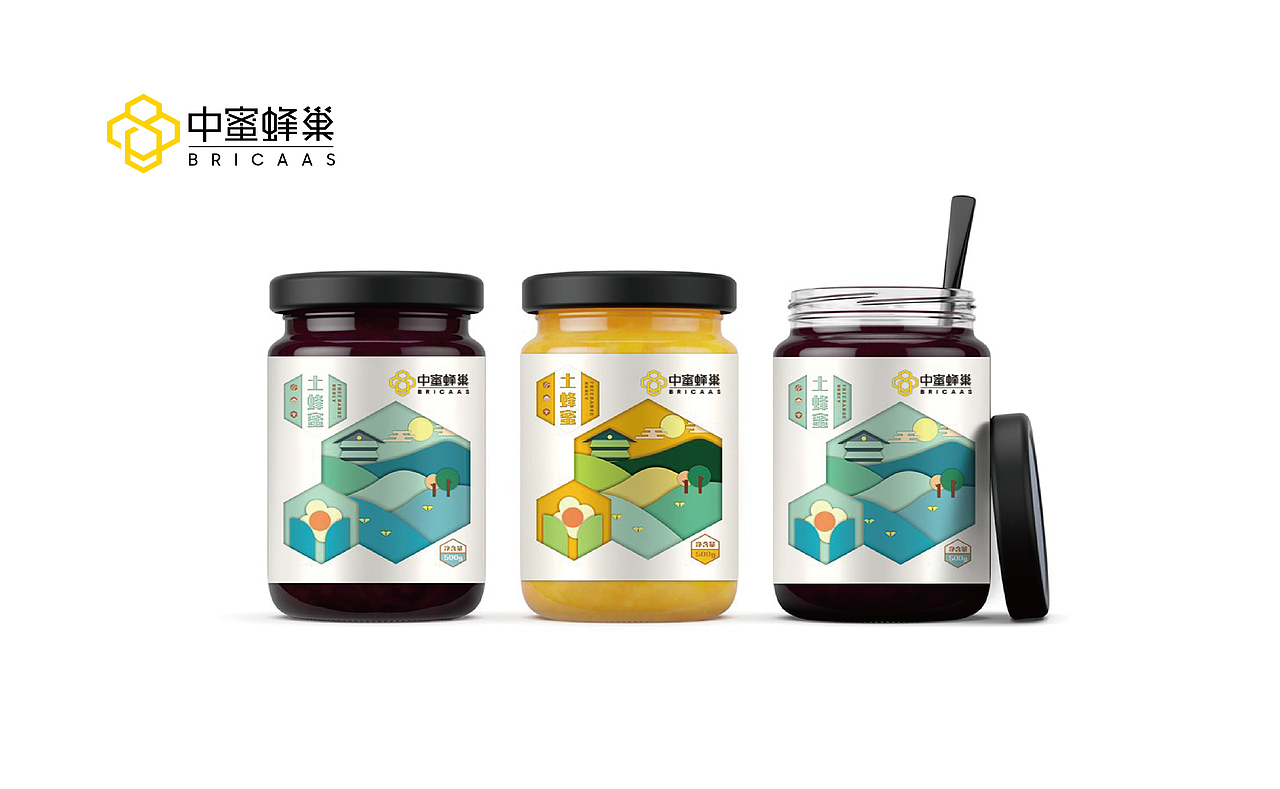 中蜜蜂巢LOGO设计方案1（图ZMjU5MTU0ODE2） - Logo - 站酷设计师平面设计师Azna夏原创素材 - 站酷ZCOOL