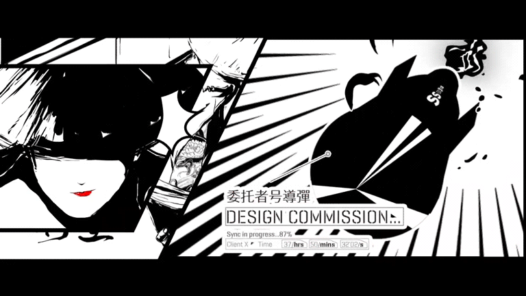 动画和特效方面我还是以卡通特效配合漫画元素让视觉效果更强烈,蒙太奇的转场突出了音乐MV的感觉。片头和片尾也是精心设计突出了中国风。———ATOM(动画,特效,音乐合成)