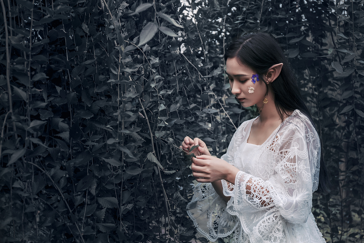 森系精灵人像（图ZMTQwMDE3MjI4） - 人像摄影 - 站酷设计师加利全能摄影师原创素材 - 站酷ZCOOL