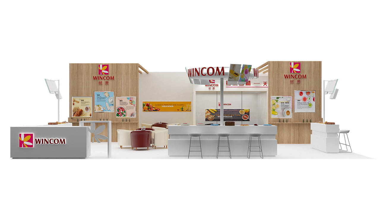 美食甜品展位设计效果图（图ZMTQyMzA3ODA4） - 展陈设计 - 站酷设计师lamho原创素材 - 站酷ZCOOL