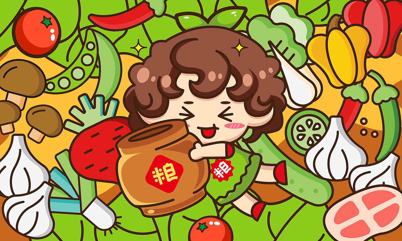 菜小粮-餐饮VI（图ZMTk4NzUyNDQw） - 品牌 - 站酷设计师阿拉的喜好原创素材 - 站酷ZCOOL