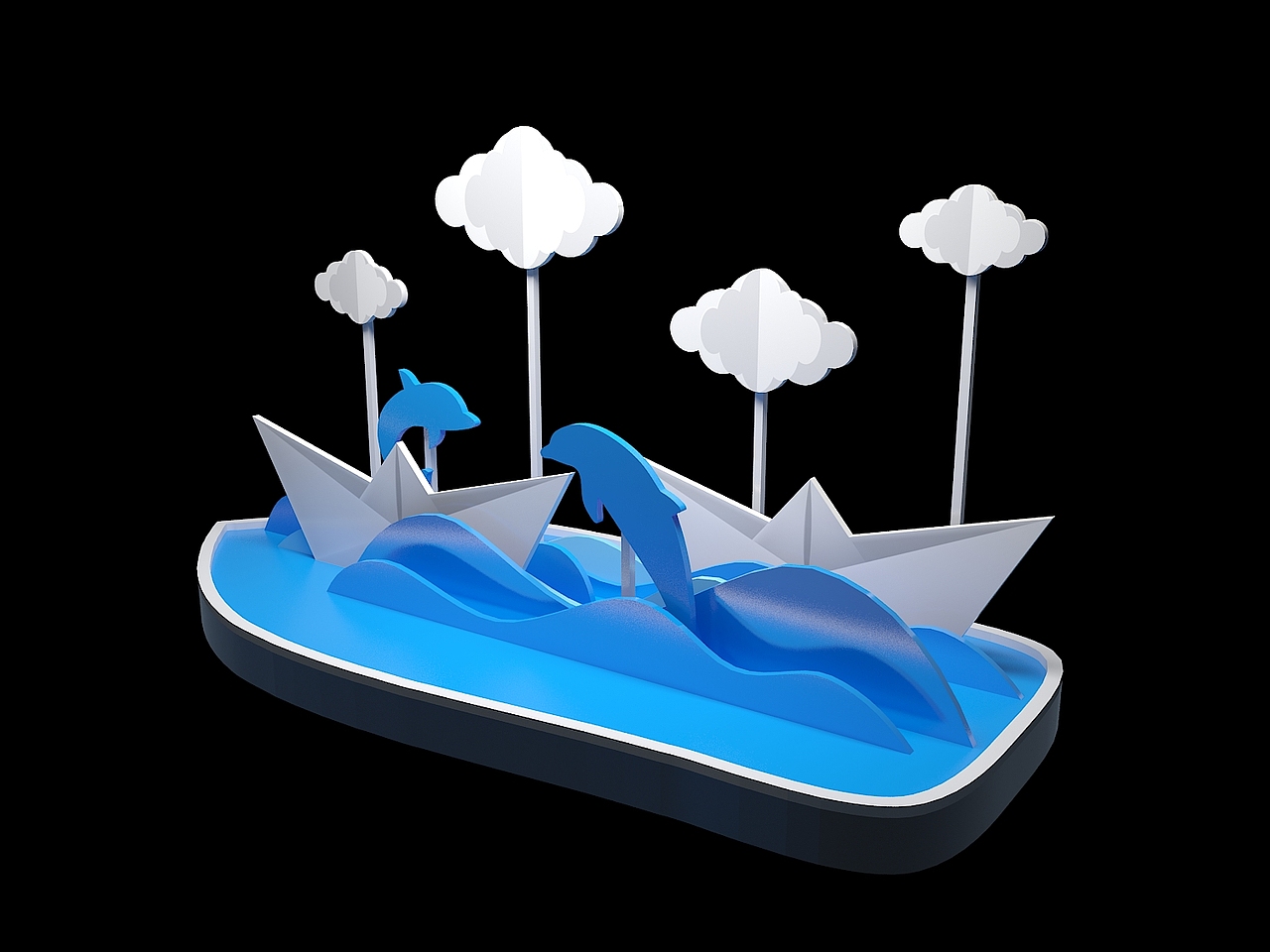 海洋主题小型dp点（图ZMjE2NjkxMDQ4） - 场景 - 站酷设计师chenjian1993原创素材 - 站酷ZCOOL