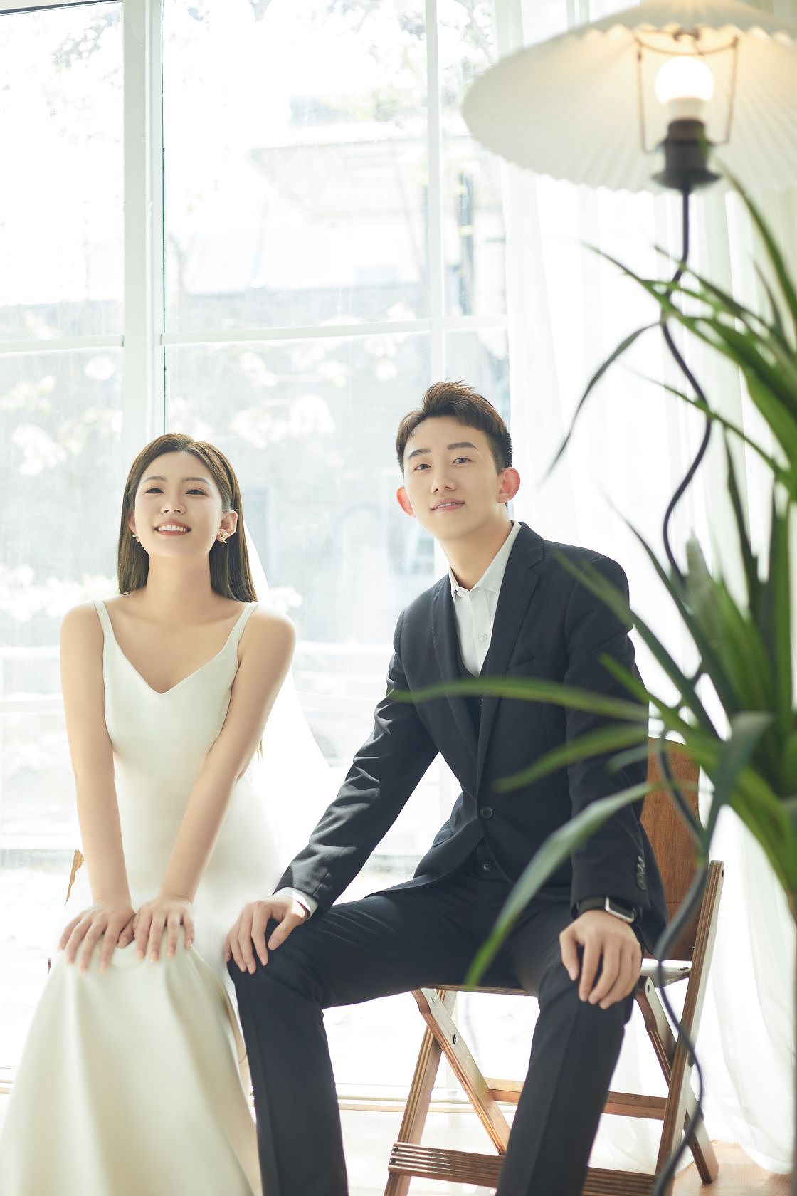 梓杭和欣欣的婚纱照