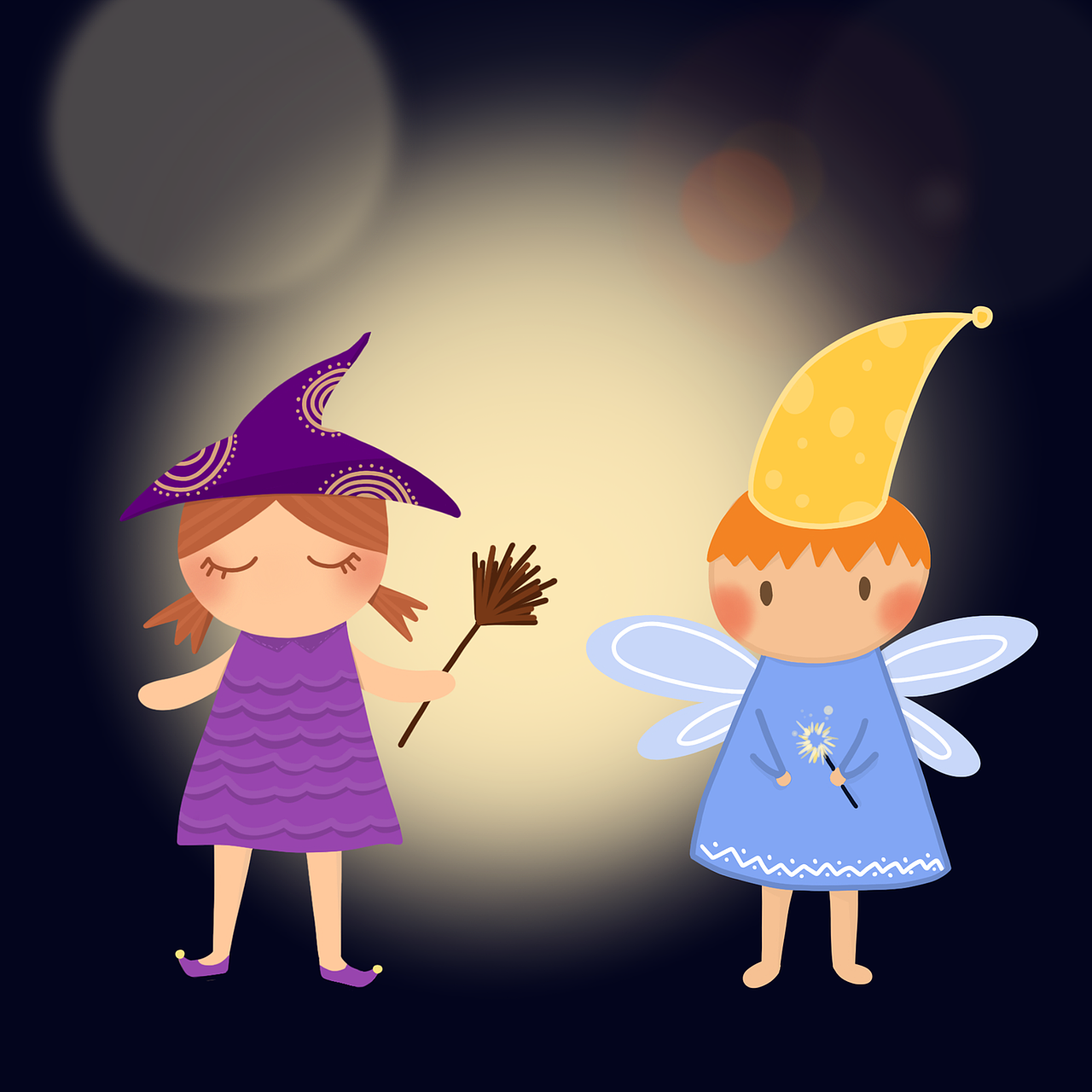 两只小可爱祝你周末愉快7215