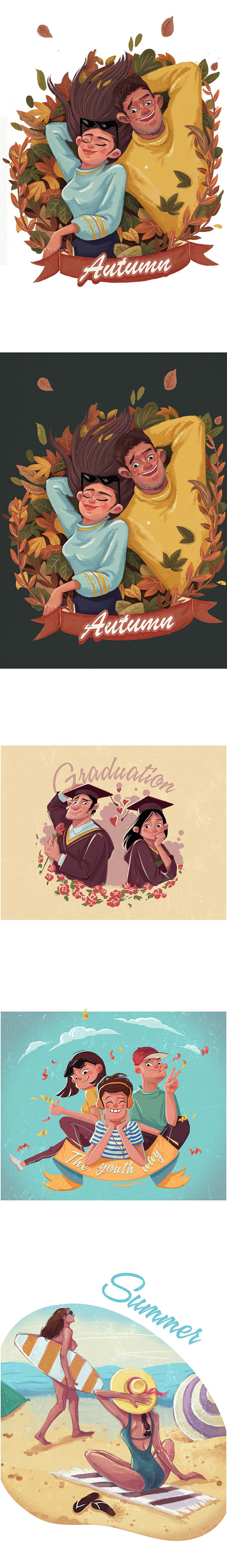 my work（图ZMzI1NzMwMDQ=） - 商业插画 - 站酷设计师小肥0627原创素材 - 站酷ZCOOL