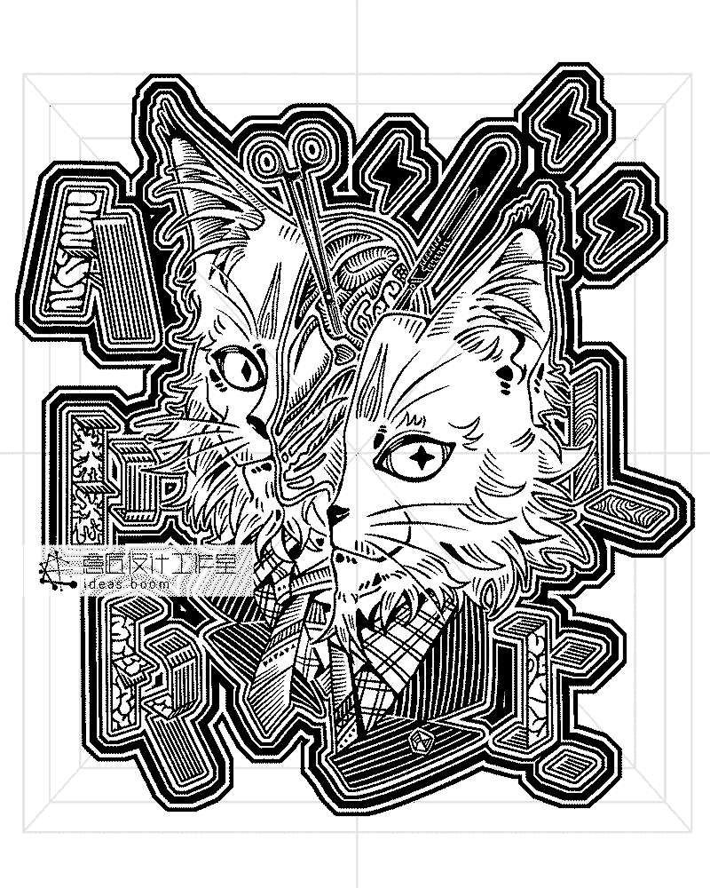 猫先生商业插画设计（图ZMTg2NzcxODAw） - 商业插画 - 站酷设计师意匠工作室原创素材 - 站酷ZCOOL