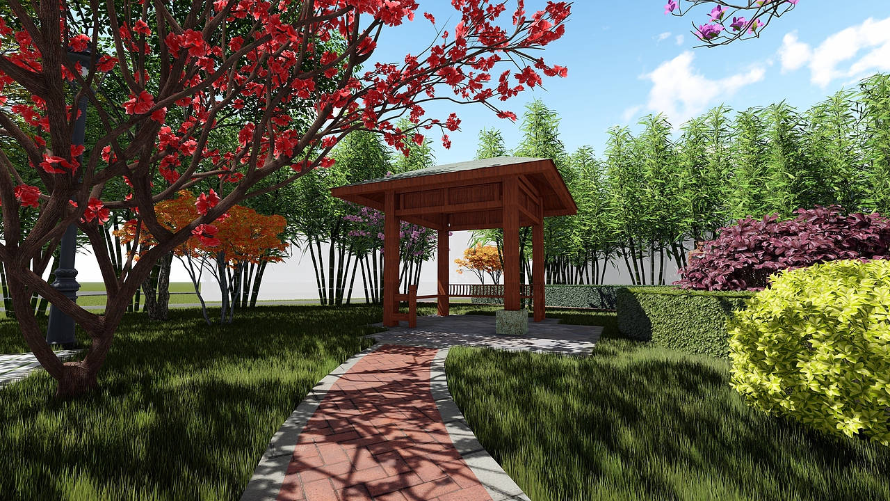 乡村游园|空间|景观设计|蒋荣荣 - 原创作品 - 站酷 (zcool)