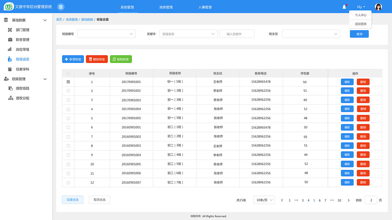 后台管理系统-人事管理、系统管理、消息管理（图ZMjY5MjU1Mzg0） - 软件界面 - 站酷设计师上美原创素材 - 站酷ZCOOL
