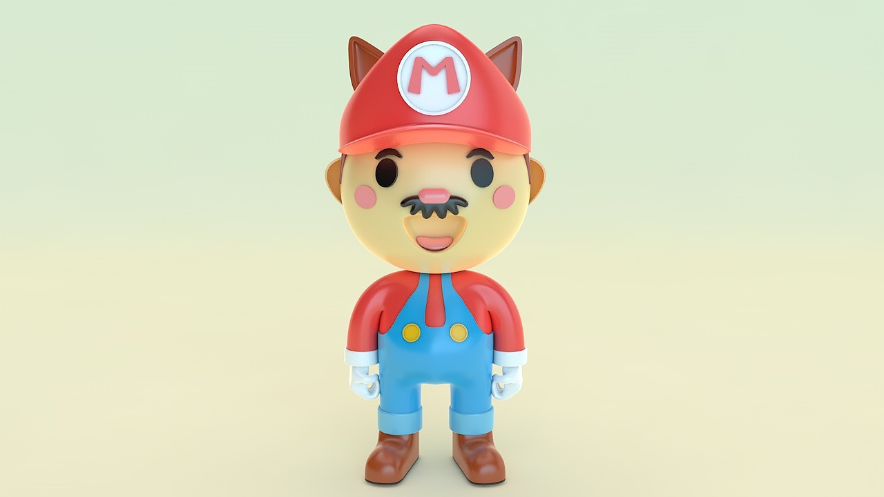 卡通建模练习（图ZMjU4MjIzMzg0） - 人物/生物 - 站酷设计师igxxz原创素材 - 站酷ZCOOL