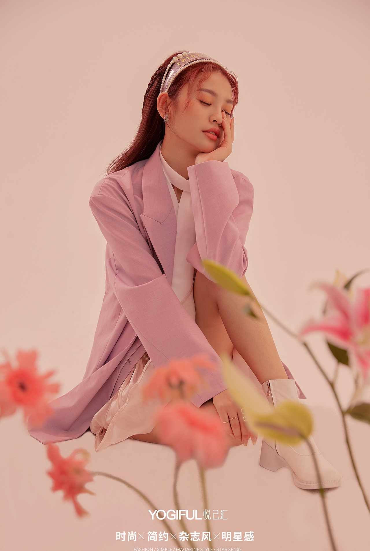 己系列——《粉色空间》（图ZMjIzNjExMDI0） - 人像摄影 - 站酷设计师悦己汇私定影像原创素材 - 站酷ZCOOL