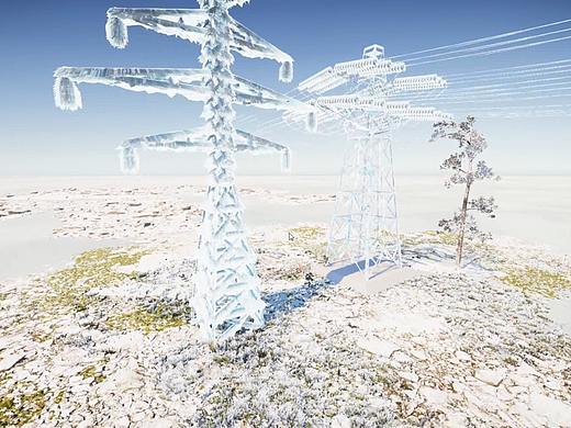 數(shù)字孿生-輸電鐵塔結(jié)冰融化（個(gè)人主頁-ZNTc2NDA3MDQ=） - 場景 - 站酷設(shè)計(jì)師Z62864102原創(chuàng)素材 - 站酷ZCOOL