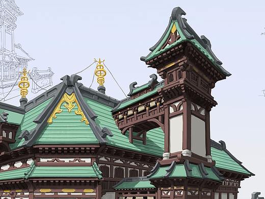 中式单体建筑练习