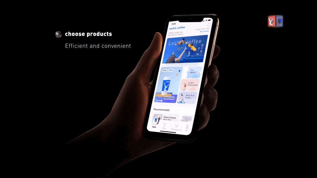 2020-UI-luckin coffee APP redesign（图ZMjE5MTk4MjEy） - APP界面 - 站酷设计师爱吃橘子的旅行原创素材 - 站酷ZCOOL