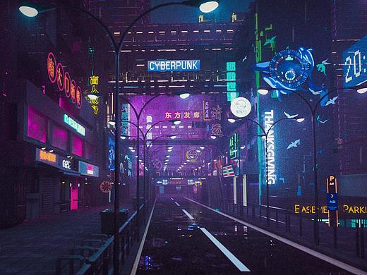赛博朋克·街景