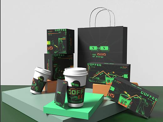 百分百咖啡品牌设计/包装设计（个人主页-ZNTQyNzc2NDQ=） - 品牌 - 站酷设计师蓝愫原创素材 - 站酷ZCOOL