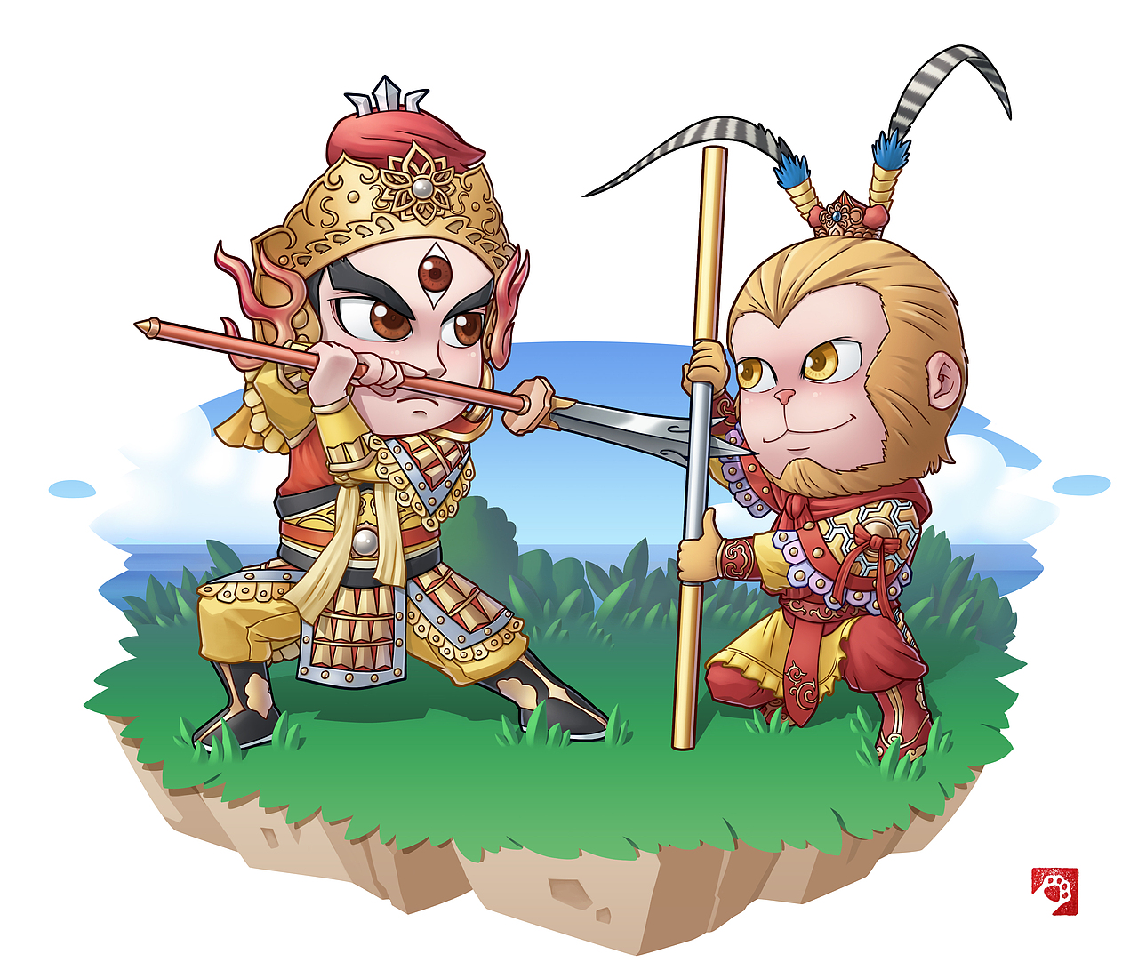 孙悟空大战二郎神