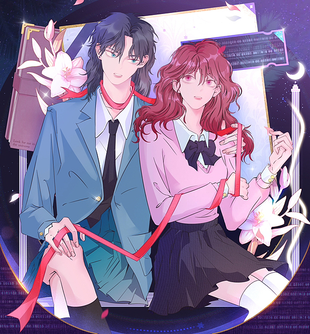 双女主漫画《宇宙里找我》更新中（图ZMzI5NjY1Njg4） - 中/长篇漫画 - 站酷设计师今天也是鳄鱼原创素材 - 站酷ZCOOL