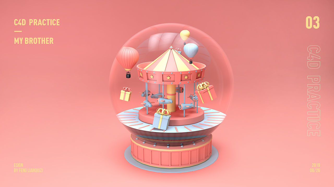 C4D练习（图ZMTc2ODk3MTI0） - 人物/生物 - 站酷设计师冯恋秋子原创素材 - 站酷ZCOOL