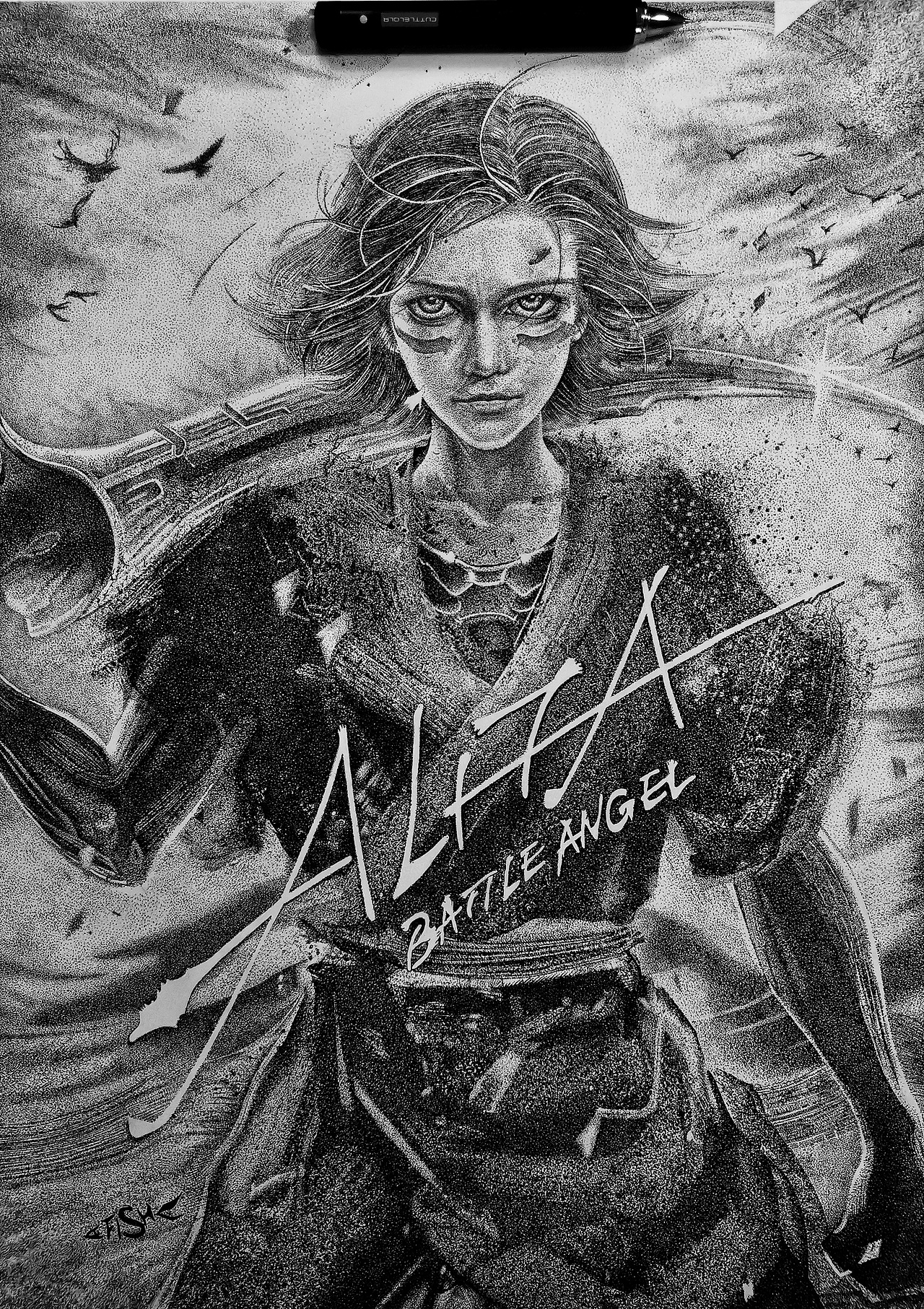 阿丽塔（图ZMjMyMDExMjYw） - 新锐潮流插画 - 站酷设计师shuiyao2000原创素材 - 站酷ZCOOL