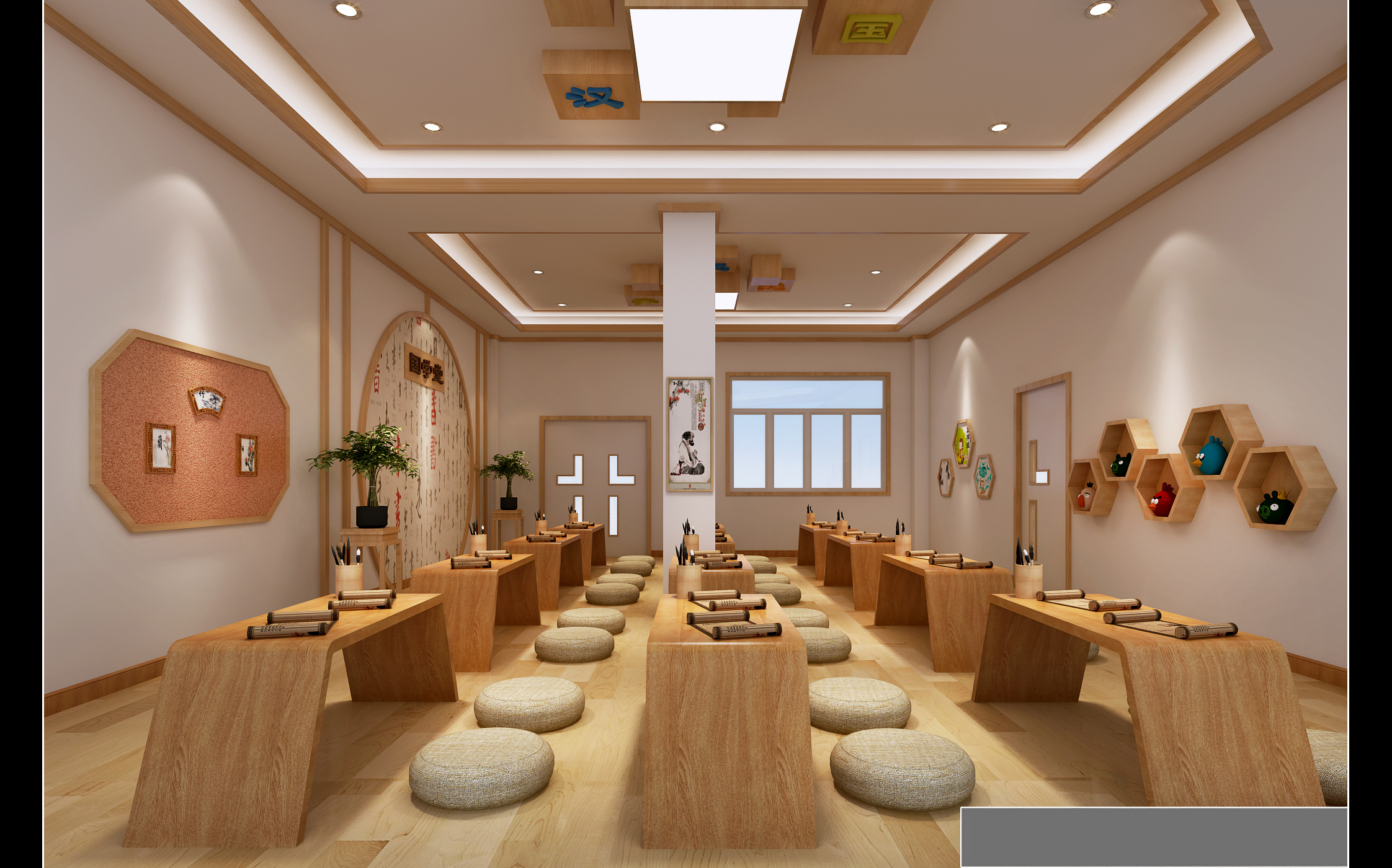 中式幼儿园|空间|家装设计|彼岸之彼 - 原创作品 - 站酷 (zcool)