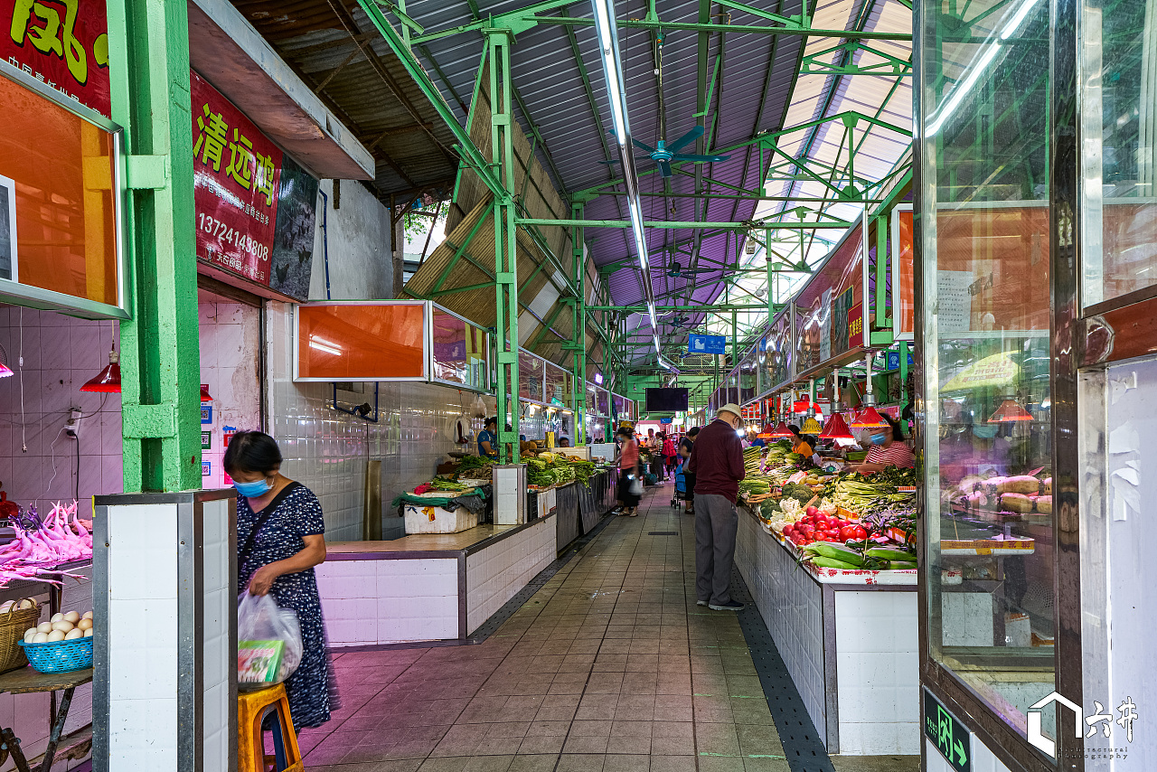 广州东山口菜市场