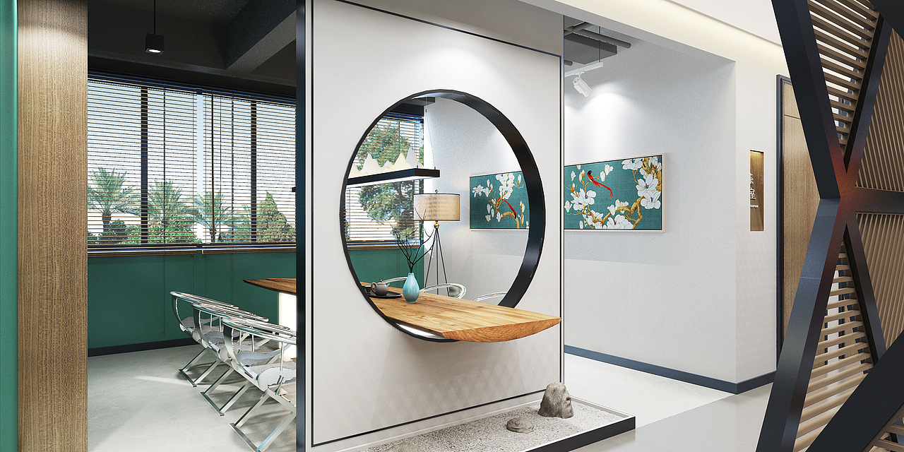 某墙纸办公展厅