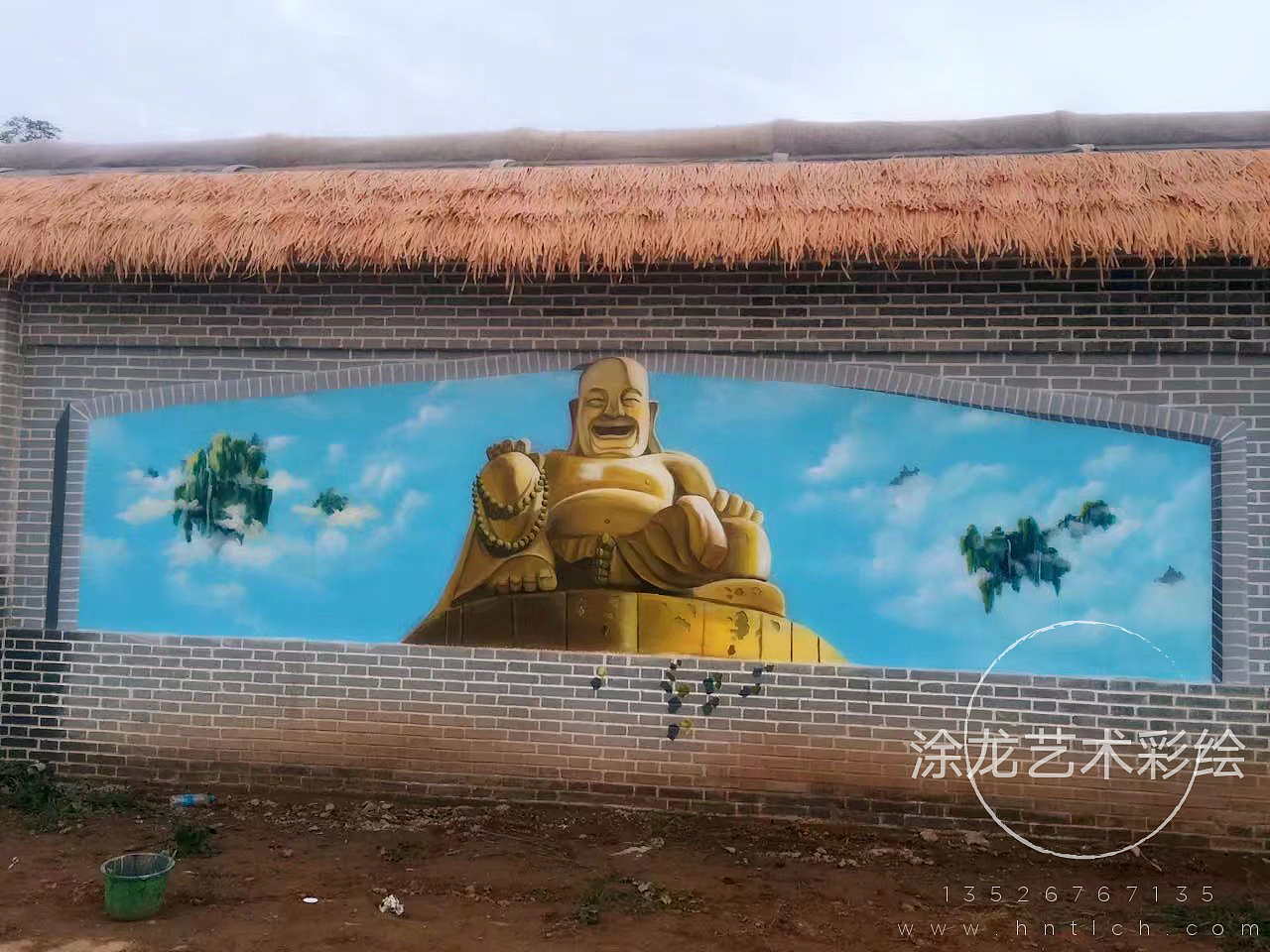 登封“象牙山”3D画长廊（图ZMTk3OTE0MjA0） - 新锐潮流插画 - 站酷设计师涂龙艺术彩绘原创素材 - 站酷ZCOOL