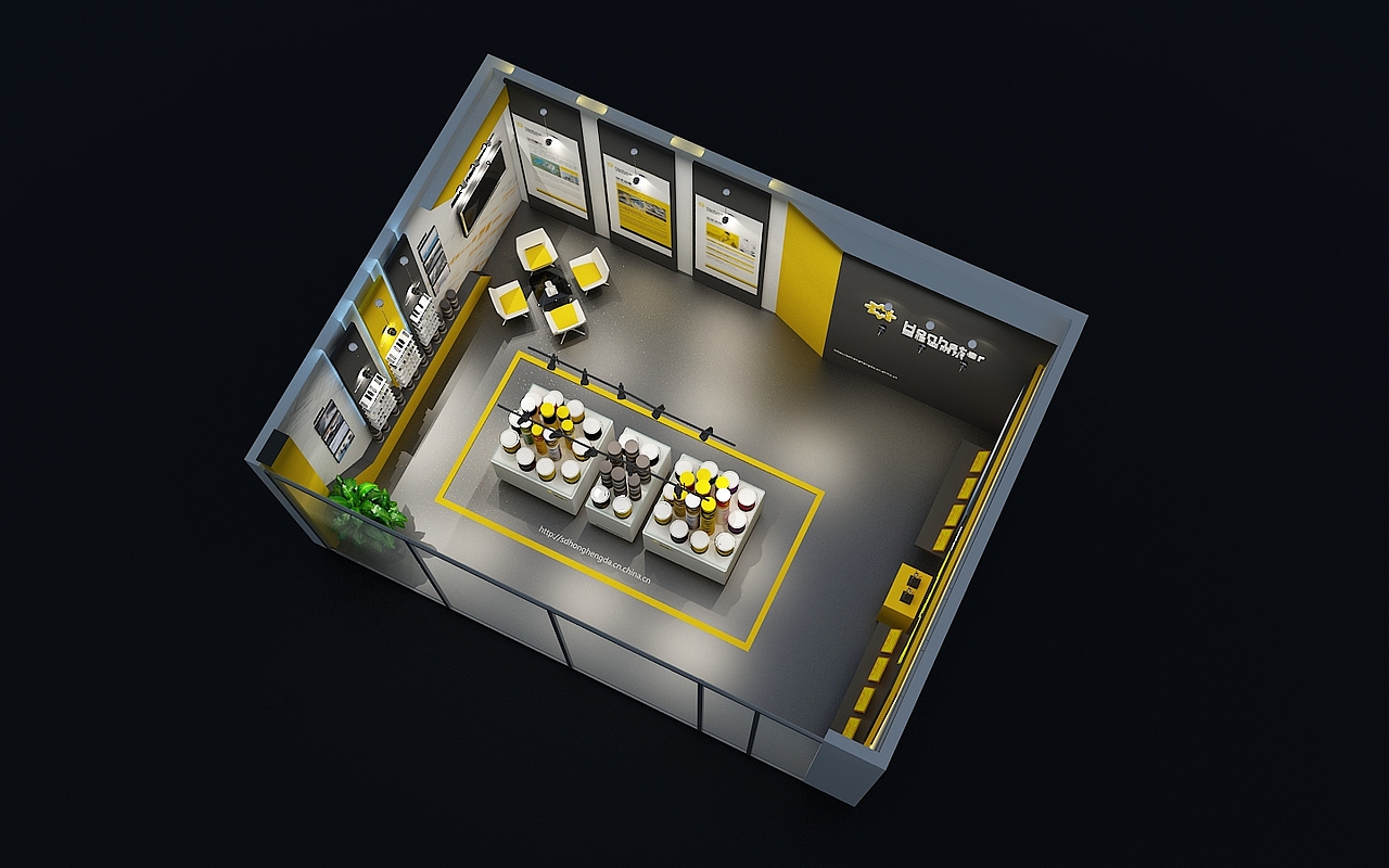 小型企业展厅|空间|展陈设计|正午骄阳_原创作品-站酷zcool