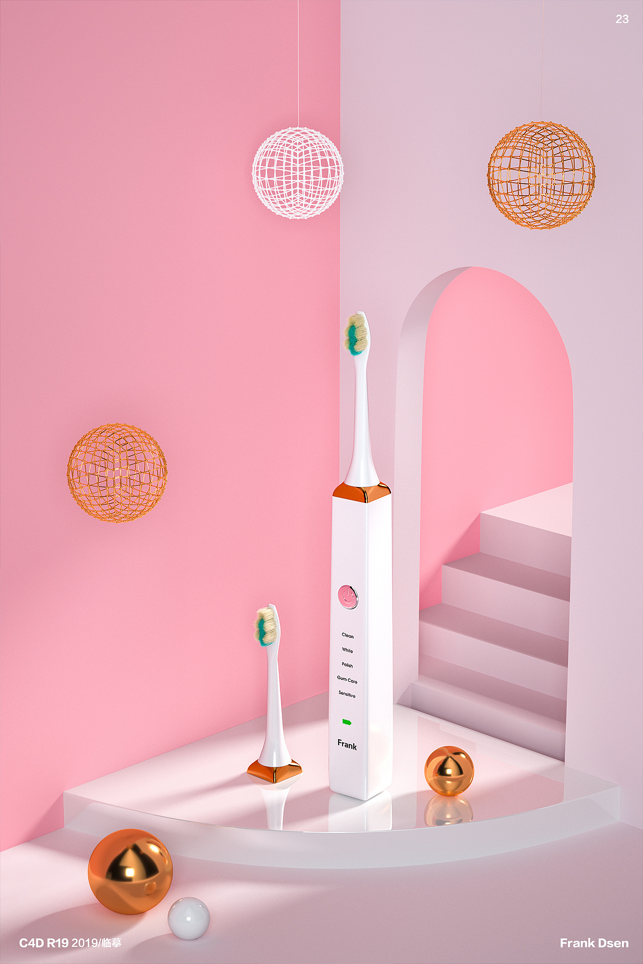 C4D入门 2019/季度学习 习作集2（图ZMTg1MjI3NjU2） - 产品 - 站酷设计师Frank邓先森原创素材 - 站酷ZCOOL