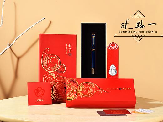 钢笔礼盒套装文具拍摄