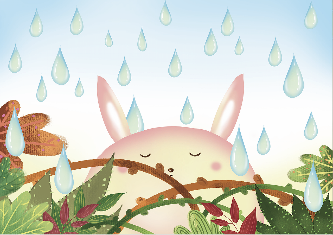 国学书法配图（图ZMTU5ODk2MjQ0） - 儿童插画 - 站酷设计师爱吃鱼的胖妞原创素材 - 站酷ZCOOL