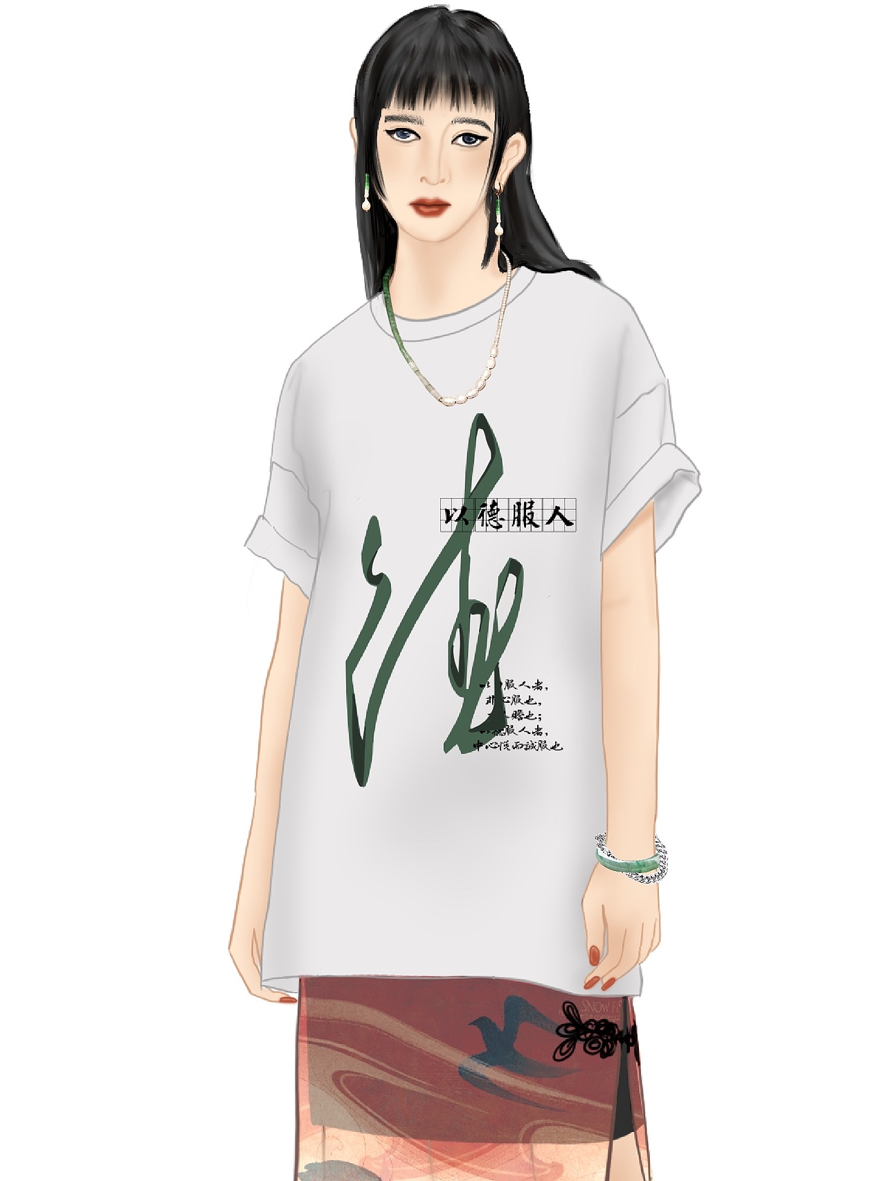 潮牌原创插画图案设计