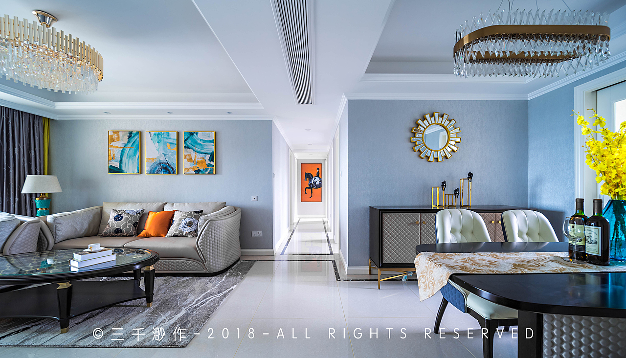 【三千渺作】孙强-新城公馆样板间（图ZMTIyNDE4Njg0） - 环境/建筑摄影 - 站酷设计师千sean原创素材 - 站酷ZCOOL