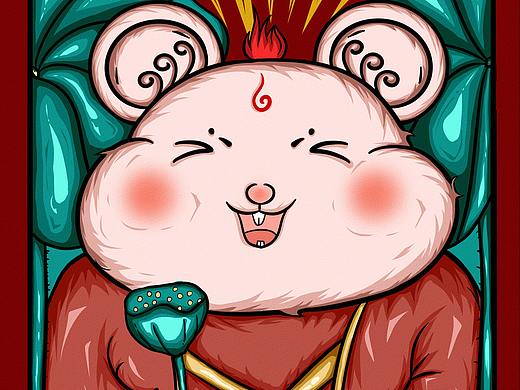 国潮插画-生肖（个人主页-ZNTM5NTAwOTI=） - 商业插画 - 站酷设计师代咪咪原创素材 - 站酷ZCOOL