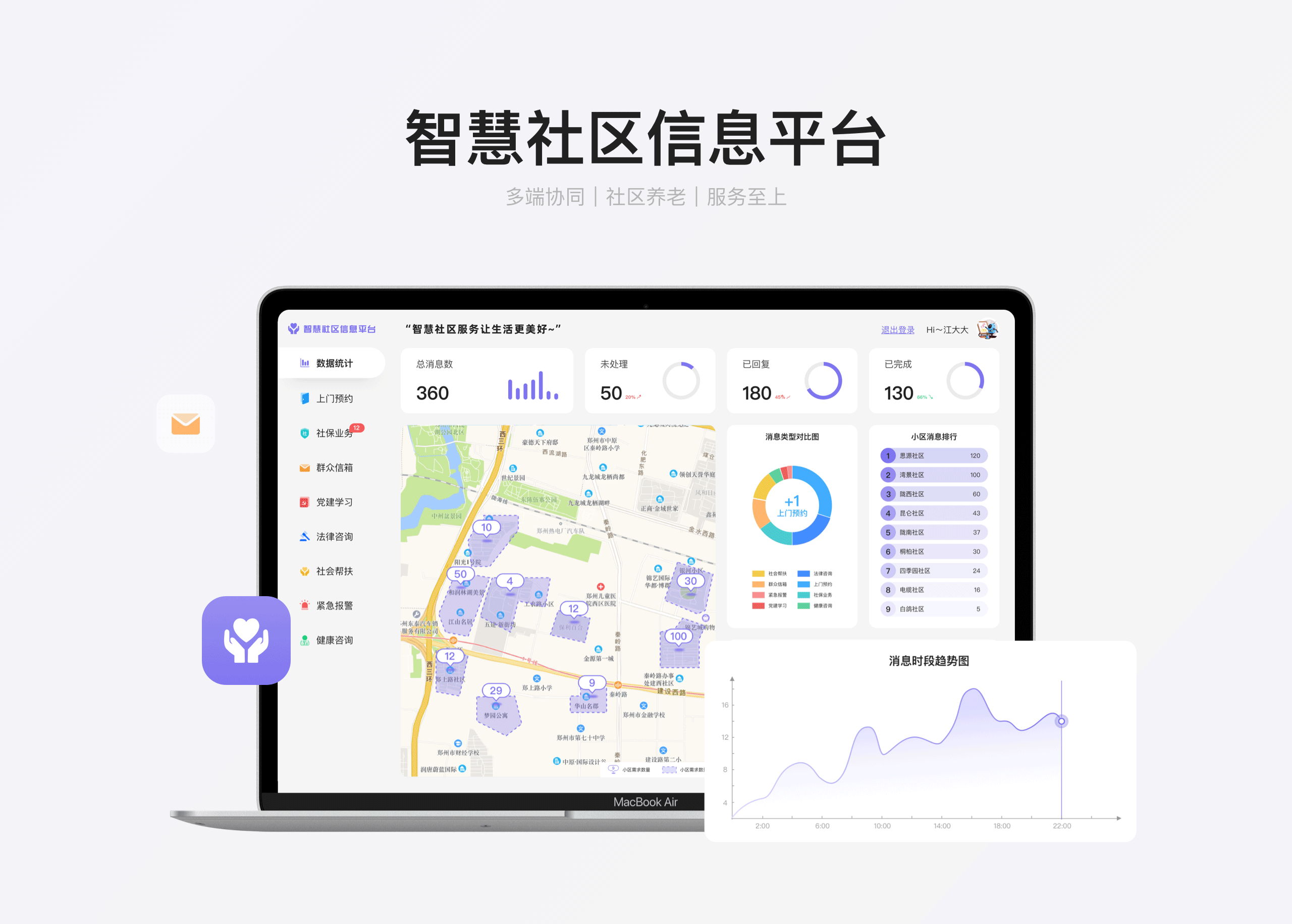 智慧社区信息平台（图ZMjc4NzU1ODI4） - 软件界面 - 站酷设计师陈瑞江原创素材 - 站酷ZCOOL