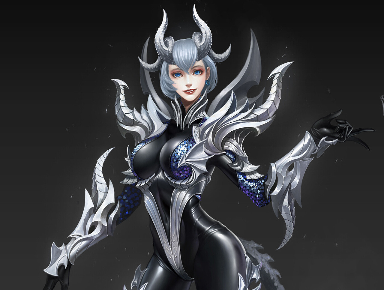 龙女|插画|游戏原画|saint_d_原创作品-站酷zcool