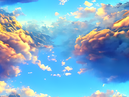 #站酷梦笔#天空云朵