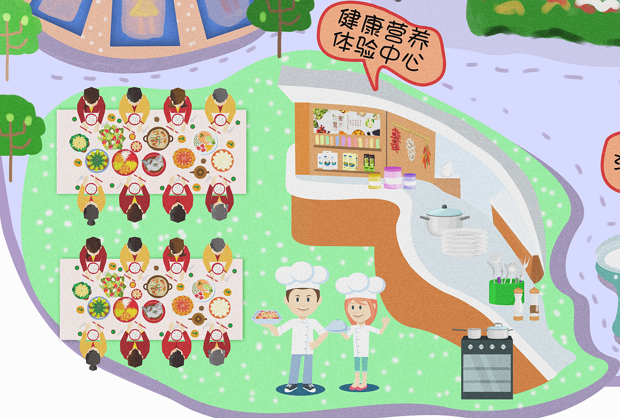 丽悟小镇插画（图ZMTE5MjA0OTI0） - 商业插画 - 站酷设计师紫荫年华2014原创素材 - 站酷ZCOOL