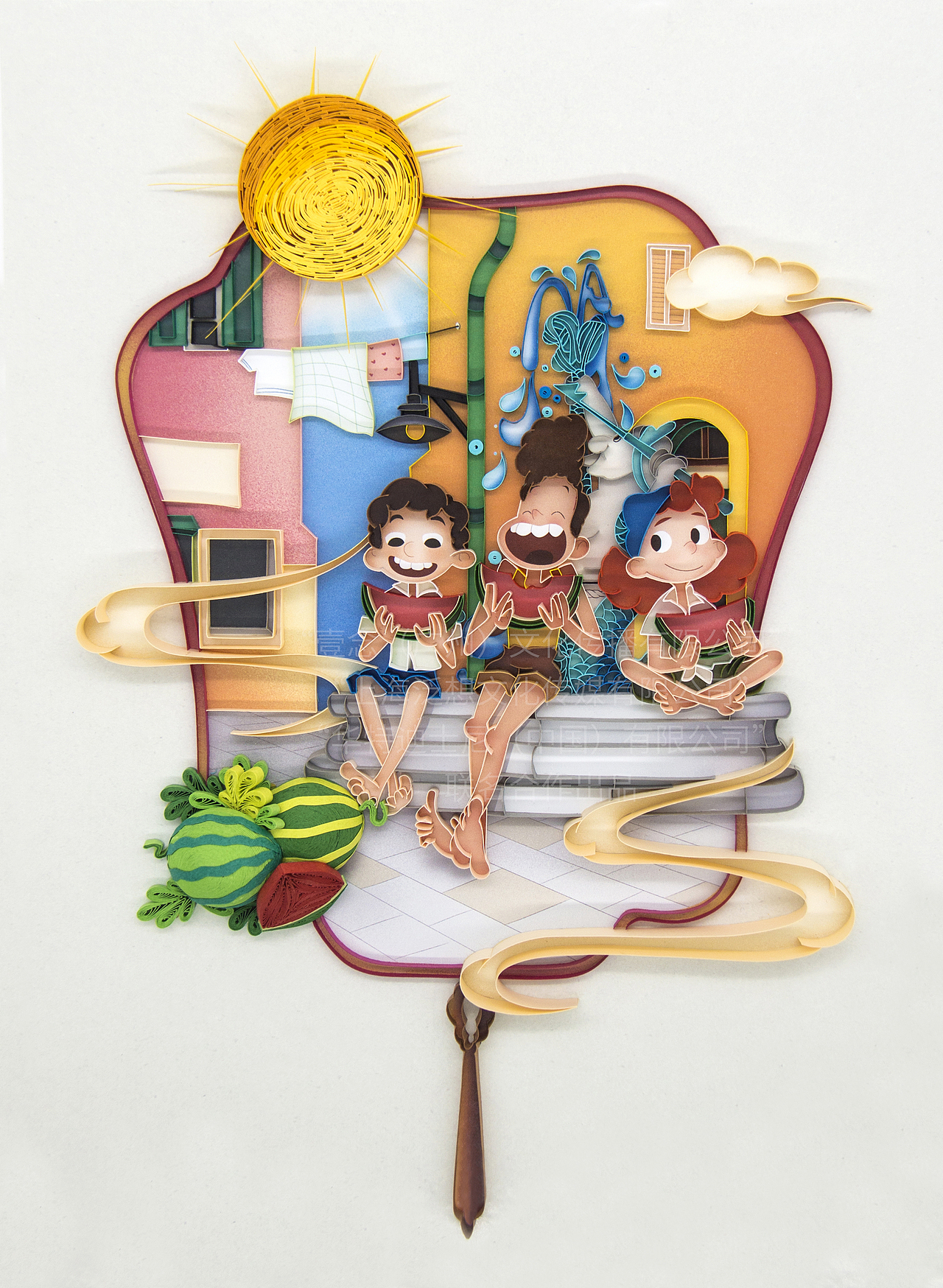 衍物中国节气衍纸海报联名作品