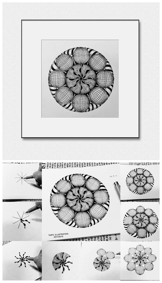 黑白插画设计（图ZOTM0MDY5Mjg=） - 绘画 - 站酷设计师太婆原创素材 - 站酷ZCOOL