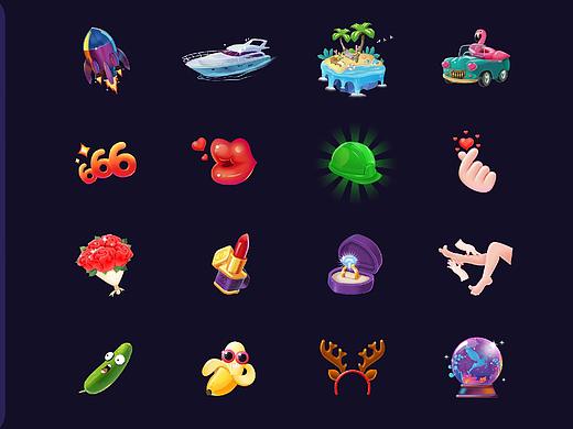 2018年底UI项目作品《树洞直播》