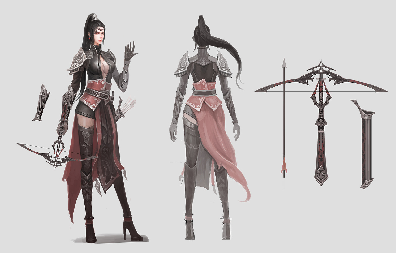 国风游戏设定(女射手)