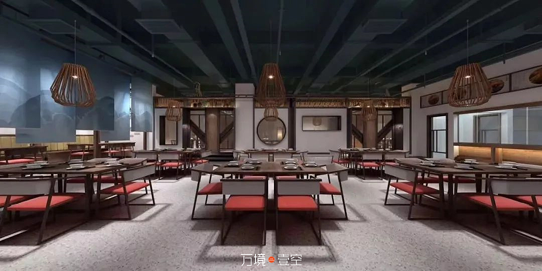 餐饮空间设计空间美学案例合集（图ZMjkwMzg3OTky） - 酒店餐饮设计 - 站酷设计师万境壹空设计原创素材 - 站酷ZCOOL